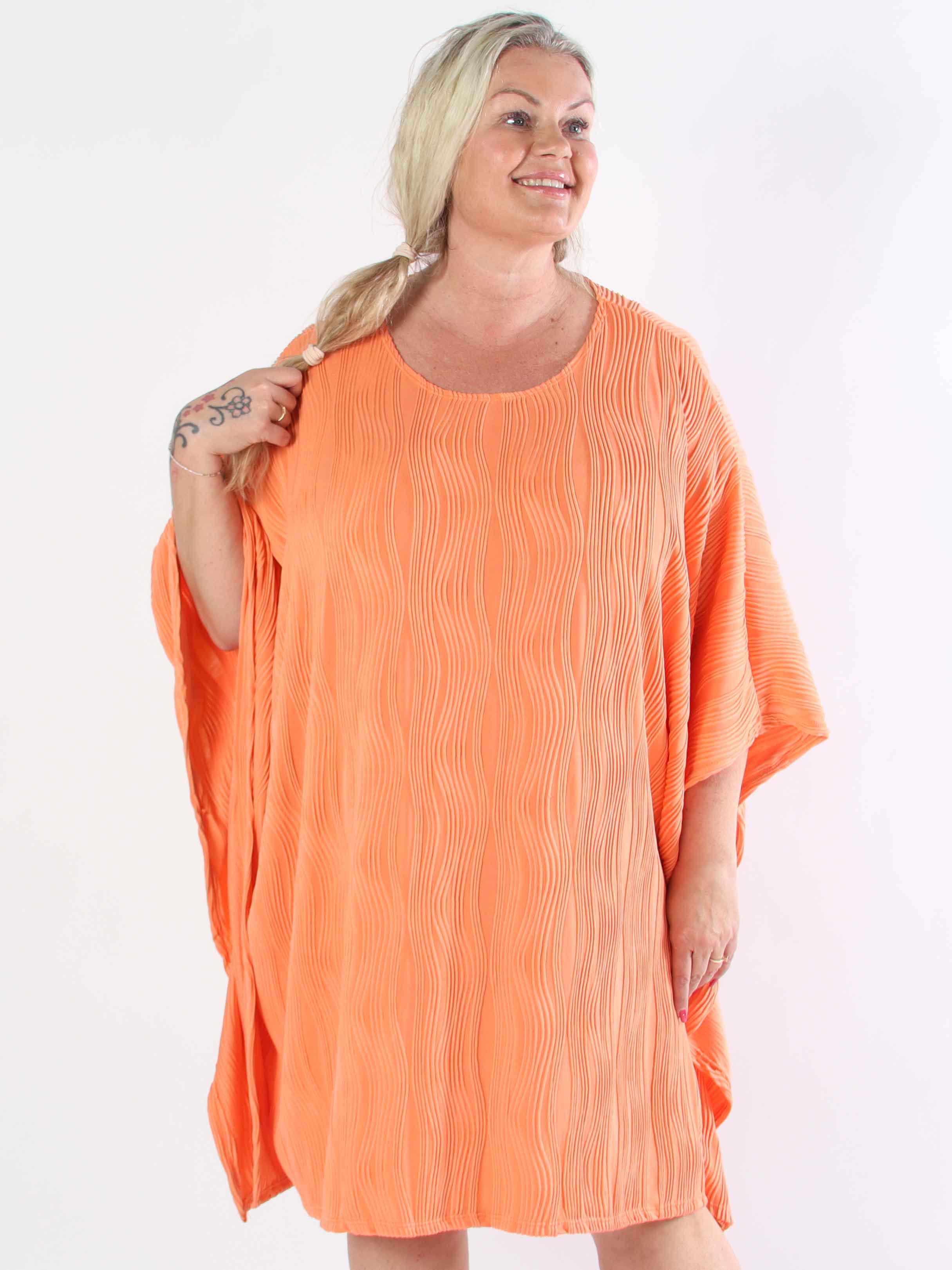 Kaja - Elastisk plus size-tunika i mjukt ribbat tyg